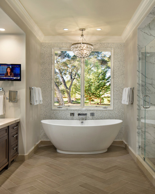 Bathroom Interior with Candles and a ClawFooted Tub · Creative Fabrica