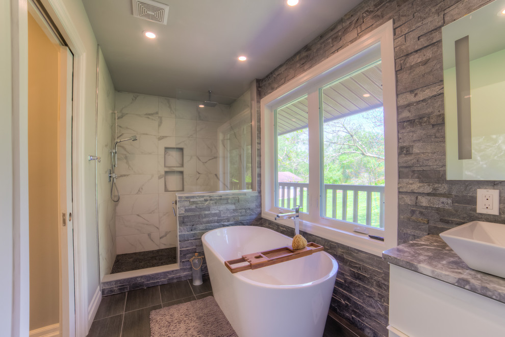 Master Bathroom 2 After Bathroom Toronto by DTS DESIGNED TO