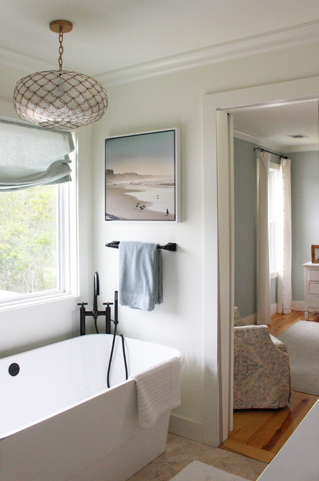 Master Bathroom - Beach Bungalow - Folly Beach - Transitional ...