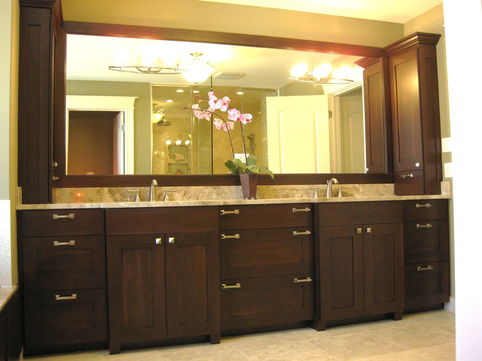 Master Bathroom Double Vanity Traditional Bathroom Chicago by