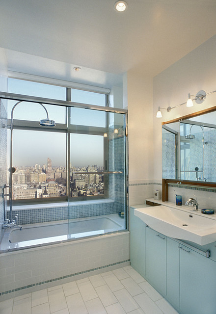 Master Bathroom, Highrise, New York City - Contemporary - Bathroom ...