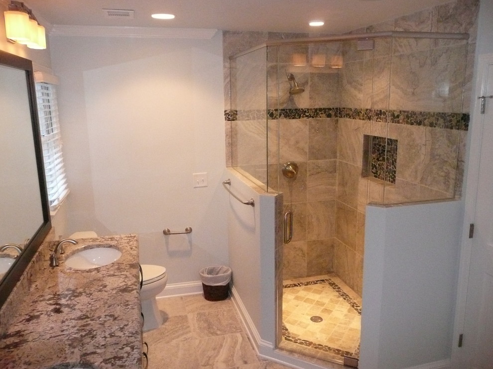 Master Bathroom Eclectic Bathroom Atlanta by LEFKO Design