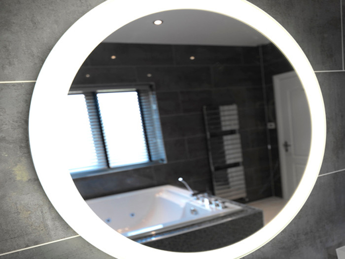 Photo of a modern bathroom in Cheshire.
