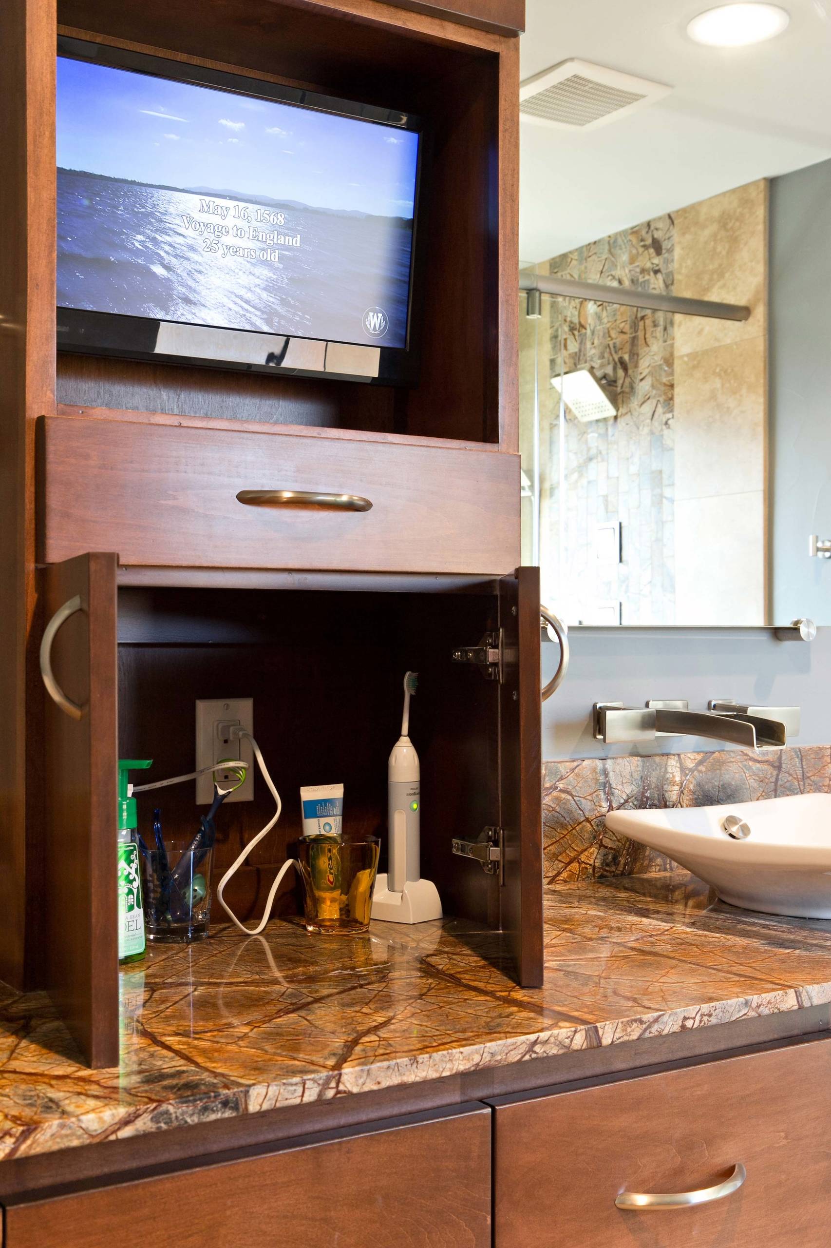 Hidden Bathroom Electrical Outlets Houzz Hidden Bathroom Electrical Outlets Houzz