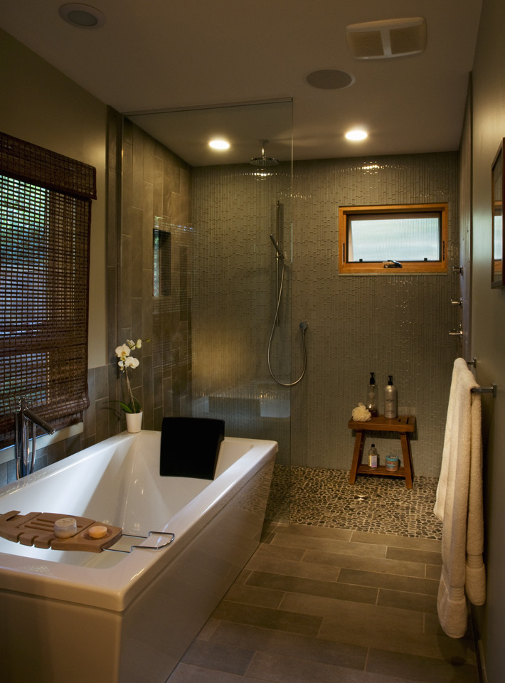 Master Bathroom - Modern - Bathroom - Seattle - by Stig Carlson ...