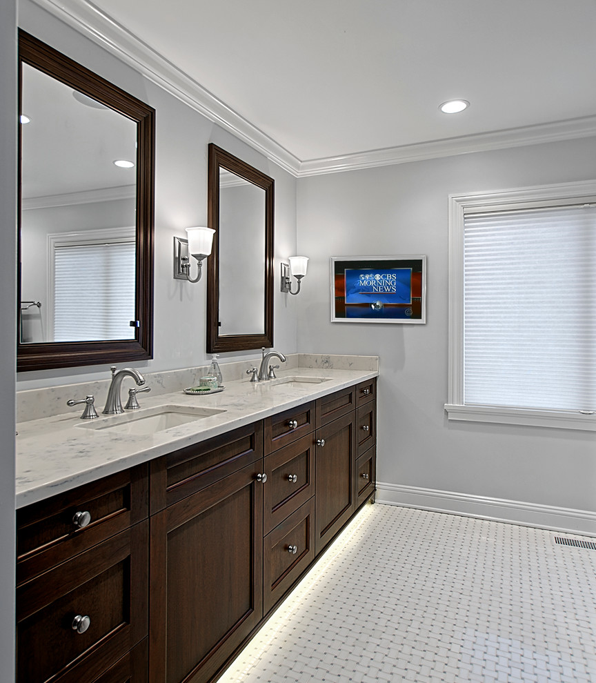 Master Bathroom Vanity W Toe Kick Lighting Transitional Bathroom Chicago By Benvenuti And Stein Houzz Master Bathroom Vanity W Toe Kick Lighting Transitional Bathroom Chicago By Benvenuti And Stein Houzz