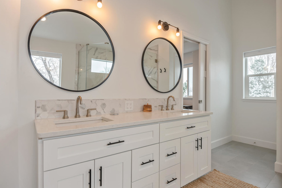 Master Bedroom/Bath Addition and Remodel Craftsman Bathroom