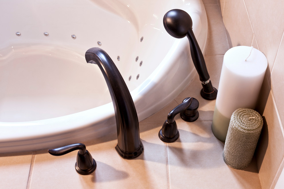 Master Ensuite Detail Traditional Bathroom Edmonton by Madison