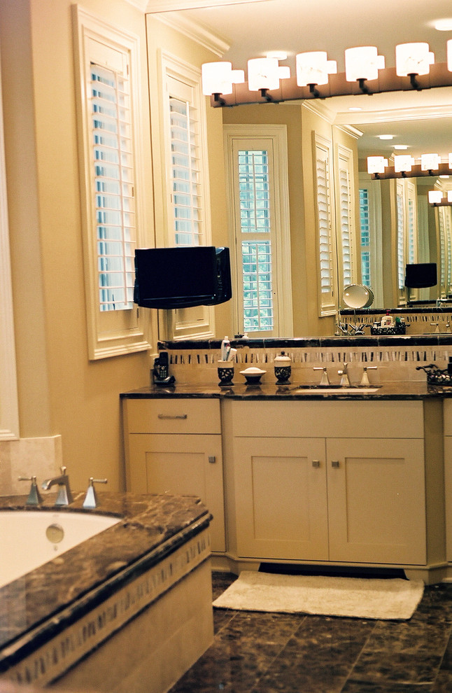 Master Vanity Contemporary Bathroom Philadelphia by D&B