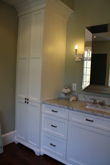 Matching His And Her Master Bath Vanities Towers Eclectic Bathroom Charlotte By Hardwood Creations Houzz Master Bath Vanities, Master Bath Vanities With Towers