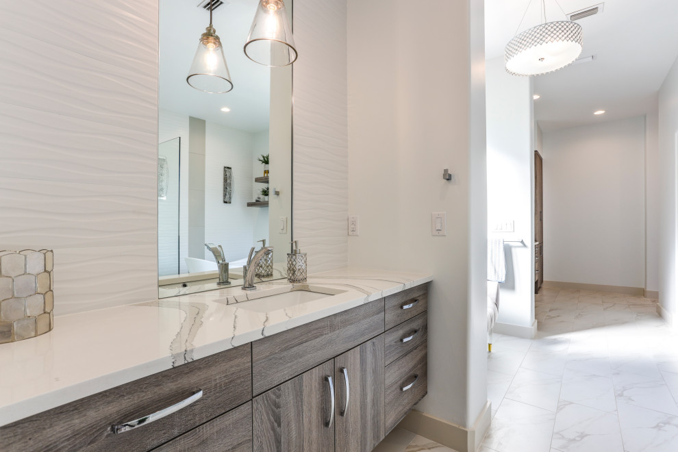 Mater Bathroom Remodel, Naples FL Modern Bathroom Other by Kitchen Solvers of Southwest