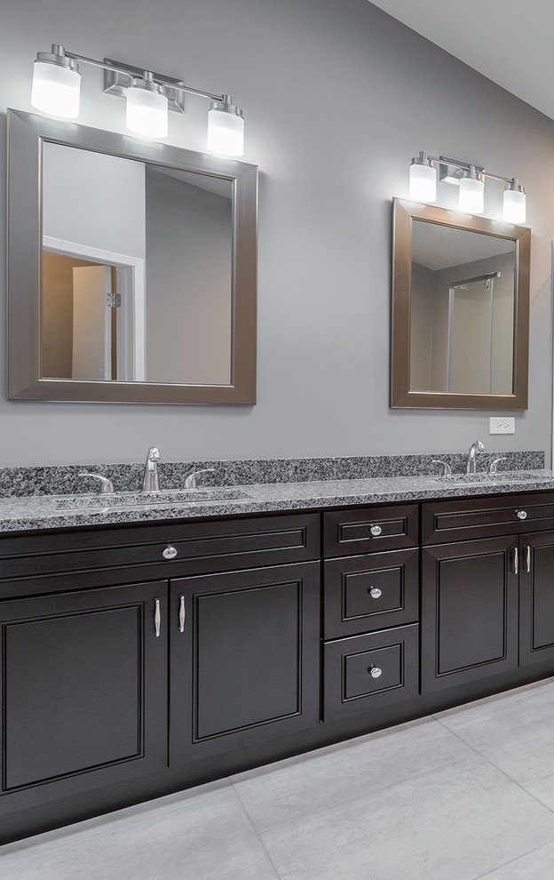 McHenry Master Bathroom Renovation Transitional Bathroom Chicago