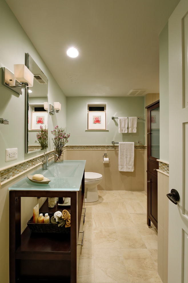 McLean, Virginia Transitional Kitchen Transitional Bathroom