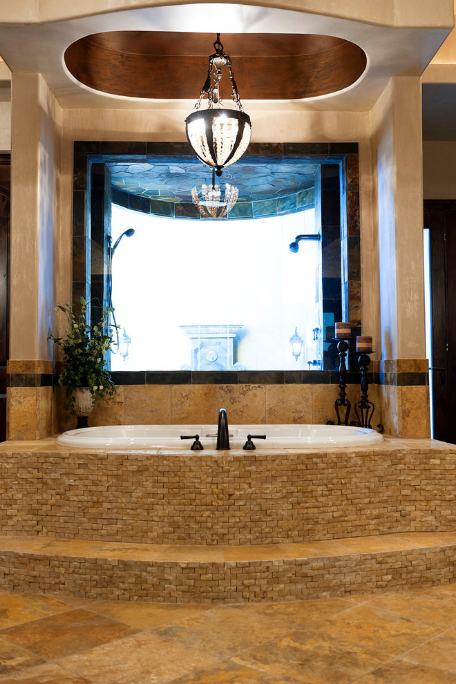 This is an example of a mediterranean bathroom in Kansas City.