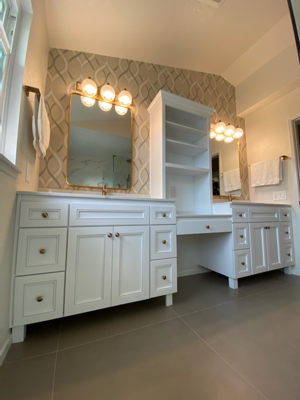 Mergeanian Mission Viejo Master Bathroom Vanity Transitional