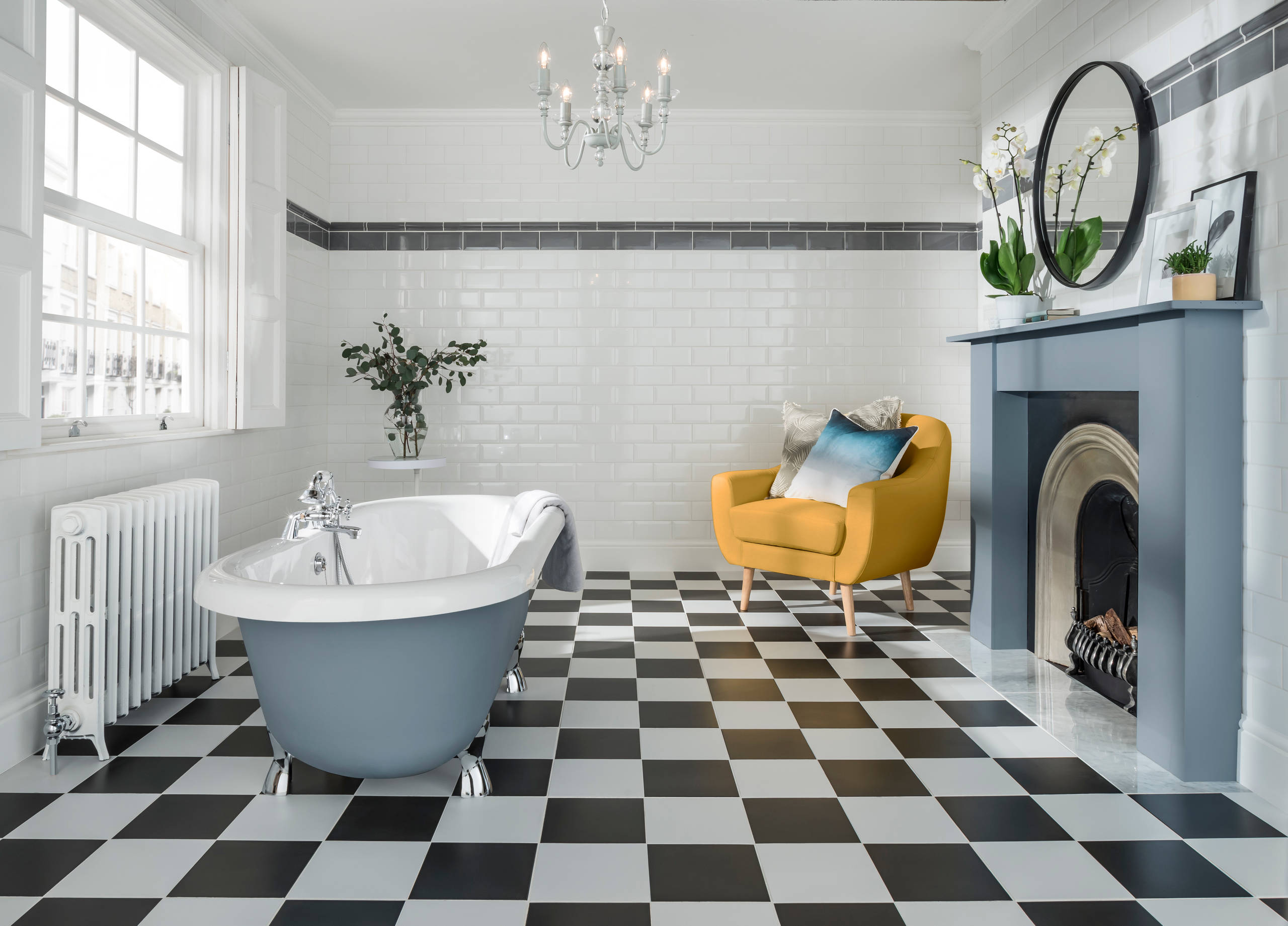 Topps Tiles Black And White Floor Tiles And How To Make The Most Out