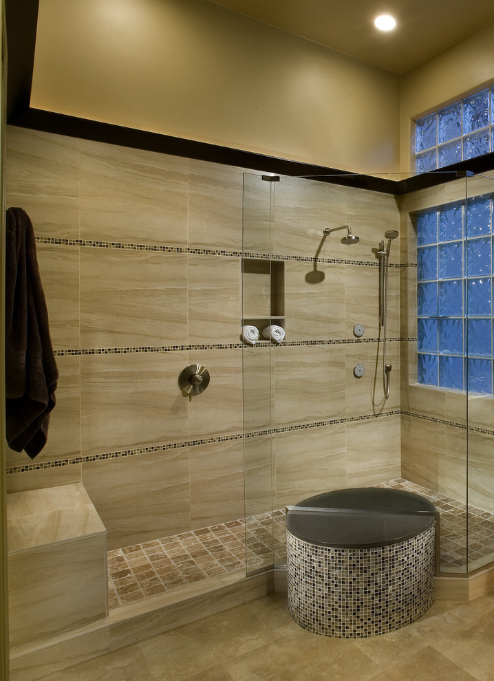 Inspiration for a modern bathroom remodel in Phoenix
