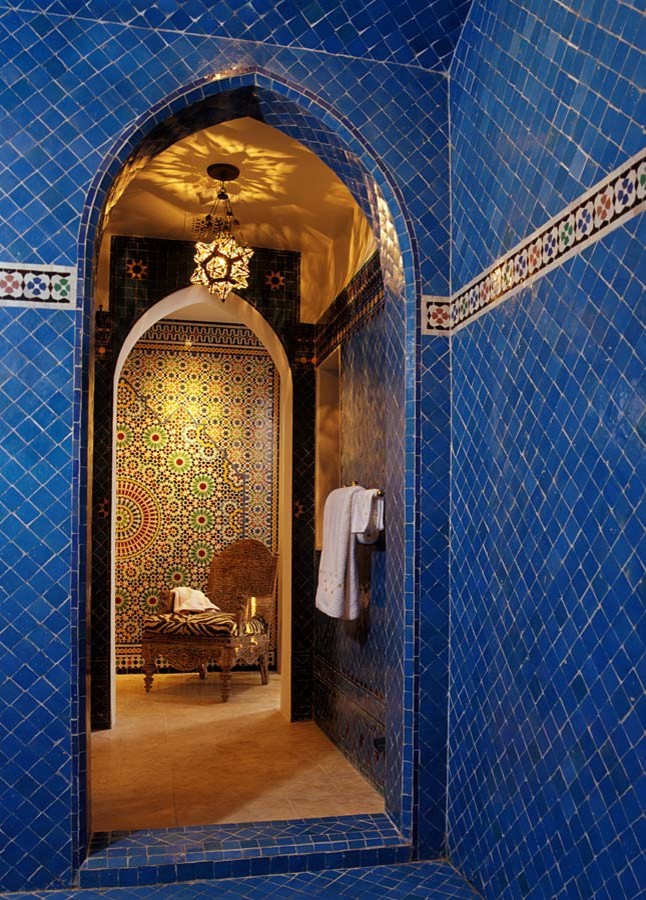Inspiration for a mediterranean bathroom remodel in Los Angeles