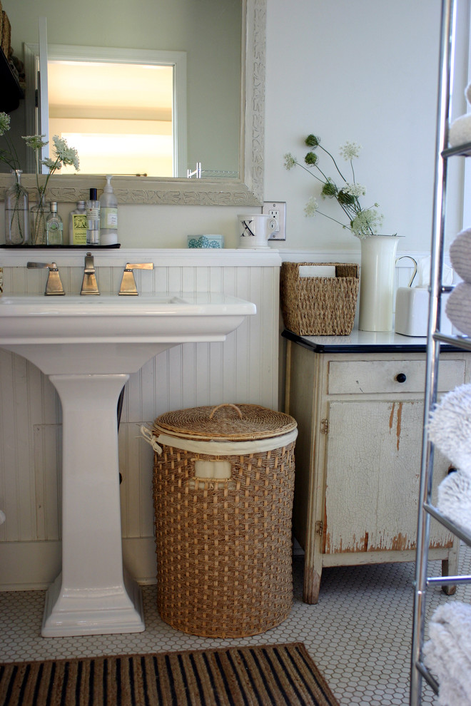 Michigan Farmhouse Bathroom Chicago By Kitchenlab Interiors Houzz Michigan Farmhouse, Fascinating Farmhouse Bathroom Vanity Ideas