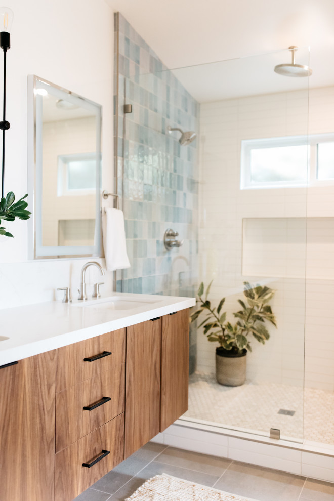 Mid-Century Master Bath - Midcentury - Bathroom - San Diego - by Salt ...