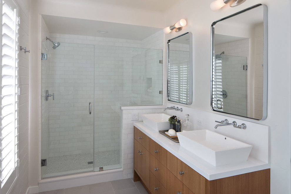 Inspiration for a 1950s bathroom remodel in San Francisco