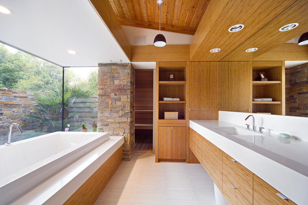 Источник вдохновения для домашнего уюта: главная ванная комната в современном стиле