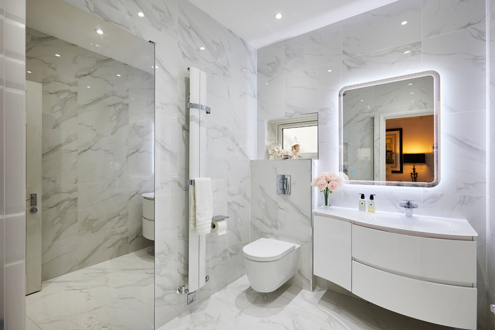 Mill Hill Project for MultiGeneration Living Contemporary Bathroom