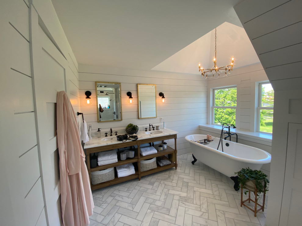 Idee per una stanza da bagno tradizionale