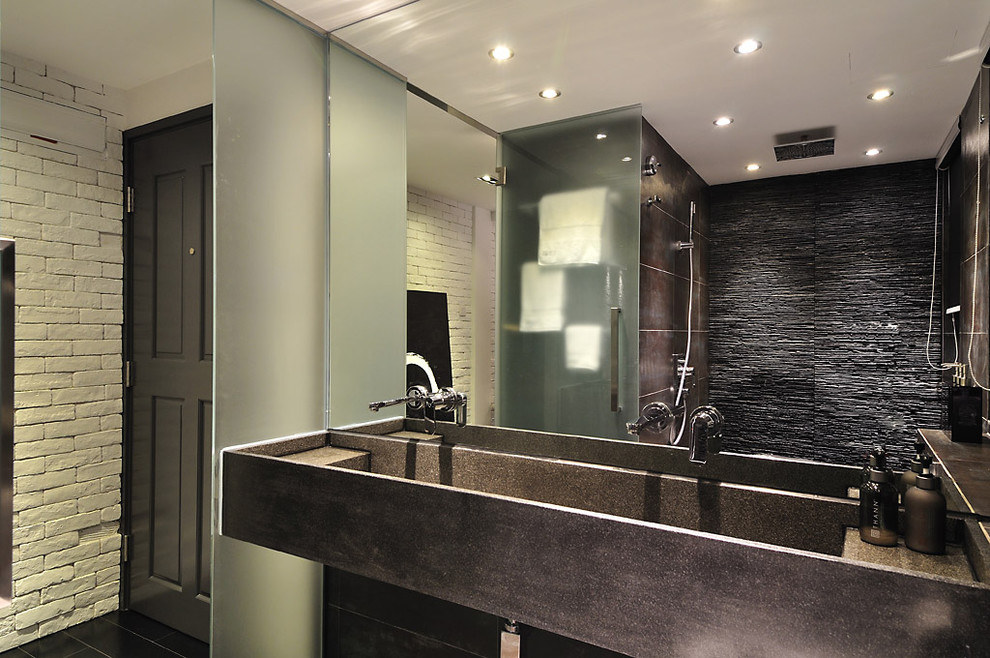 Minimal zen bathroom Modern Bathroom Hong Kong by The Grene