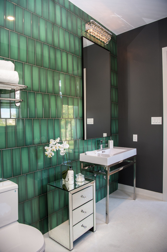 Minto CHEO House Contemporary Bathroom Toronto by Wyecroft Trim