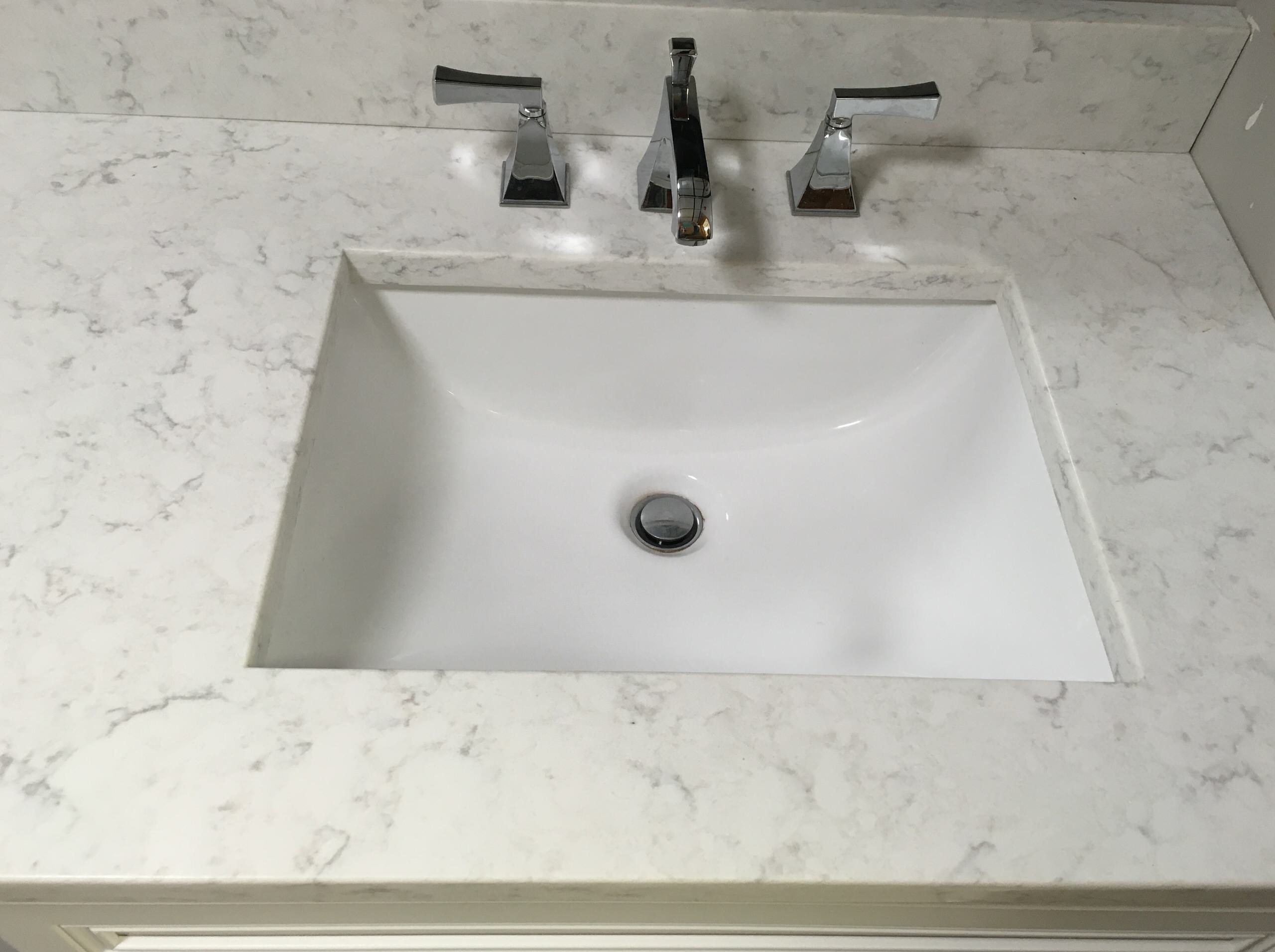 Minuet LG quartz bathroom vanity countertop - Contemporary - Bathroom - Boston - by ABSOLUTE STONE, LLC | Houzz minuet-lg-quartz-bathroom-vanity-countertop-contemporary-bathroom-boston-by-absolute-stone-llc-houzz