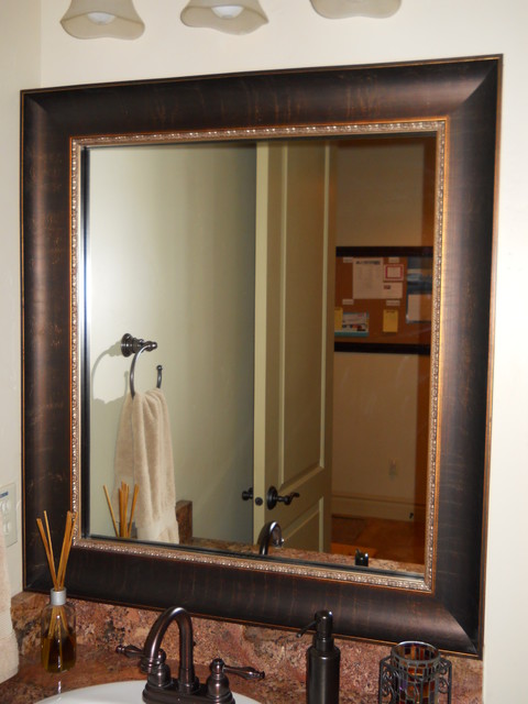 Mirror Frame Kit - Traditional - Bathroom - Salt Lake City - by Reflected  Design - Frames for Existing Mirrors