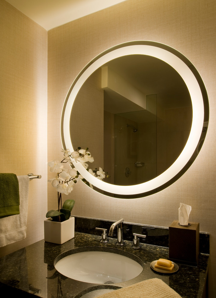 Mirrors by Electric Mirror a sample of our models Traditional Bathroom New York by