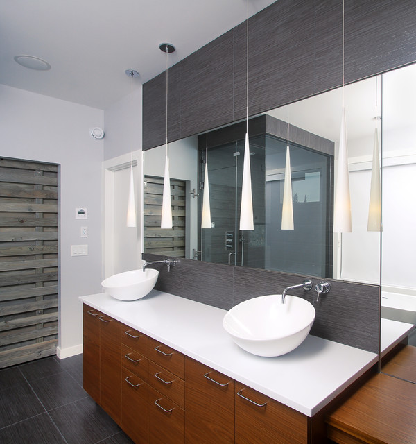 Mirrors Contemporain Salle de Bain Edmonton par Wholesale Bevel