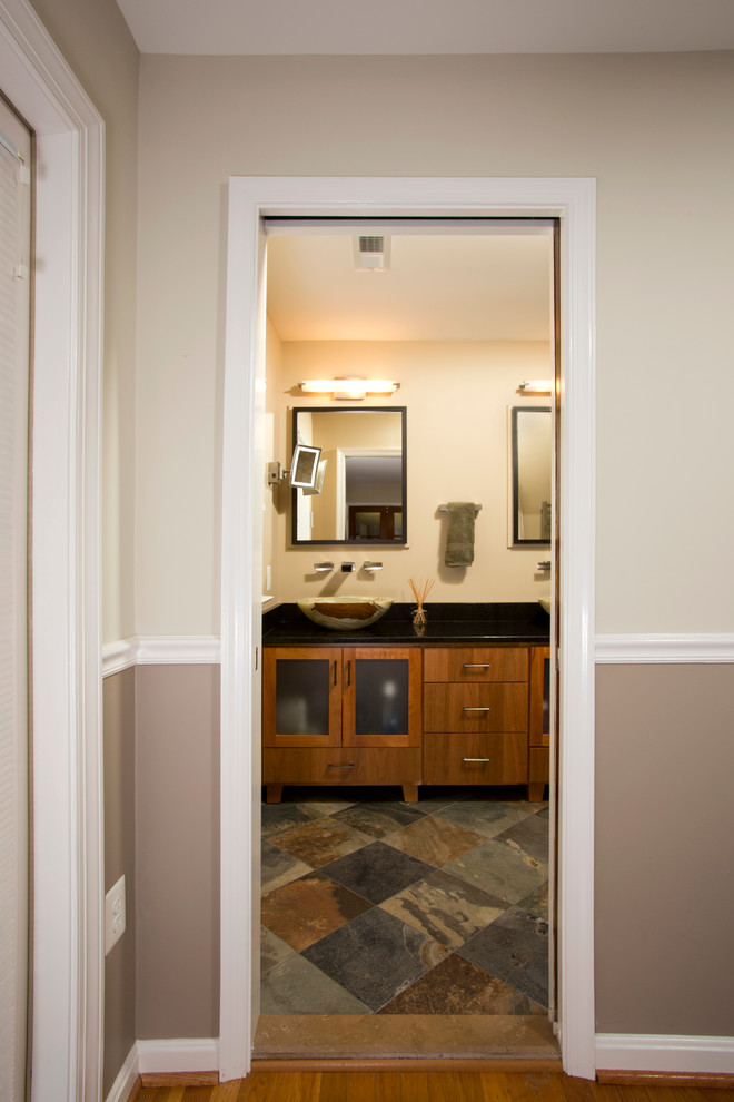 Mission Style Primary Bath in Vienna, VA - Craftsman - Bathroom - DC ...