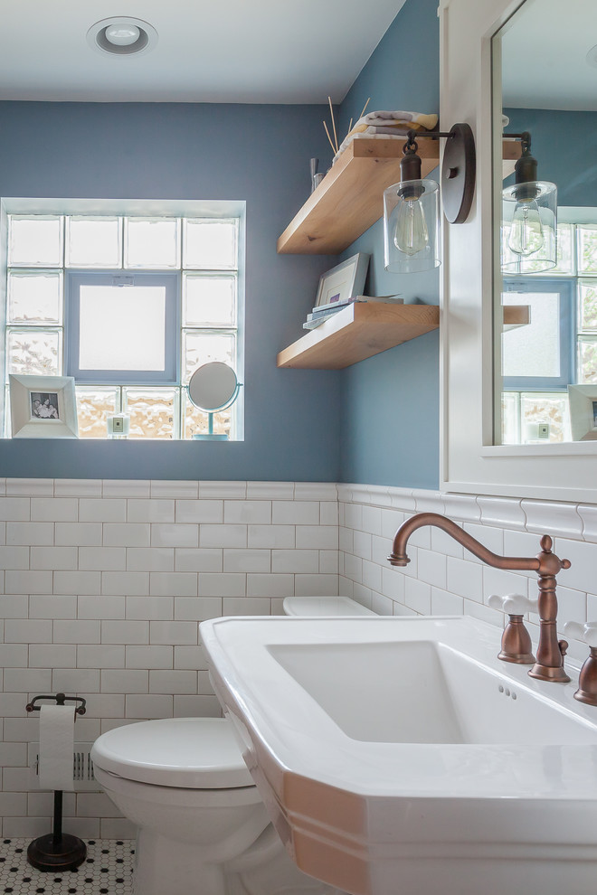 Modern 1920s Bathroom Craftsman Chicago By Wheatland Custom Cabinetry Woodwork - 1920s Bathroom Floor Tile Modern 1920s Bathroom Craftsman Chicago By Wheatland Custom Cabinetry Woodwork - 1920s Bathroom Floor Tile
