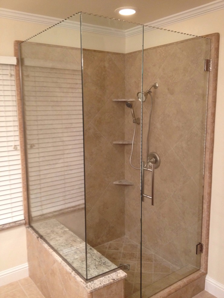 Modern bath remodel Fresno, ca Modern Bathroom Other by San Joaquin Glass Houzz