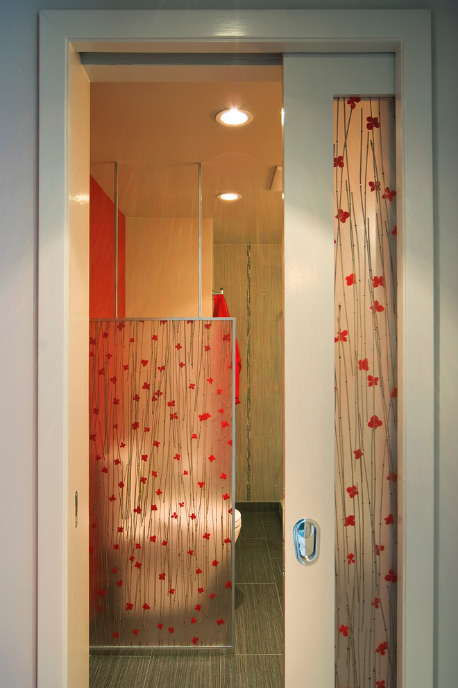 Ispirazione per una stanza da bagno contemporanea
