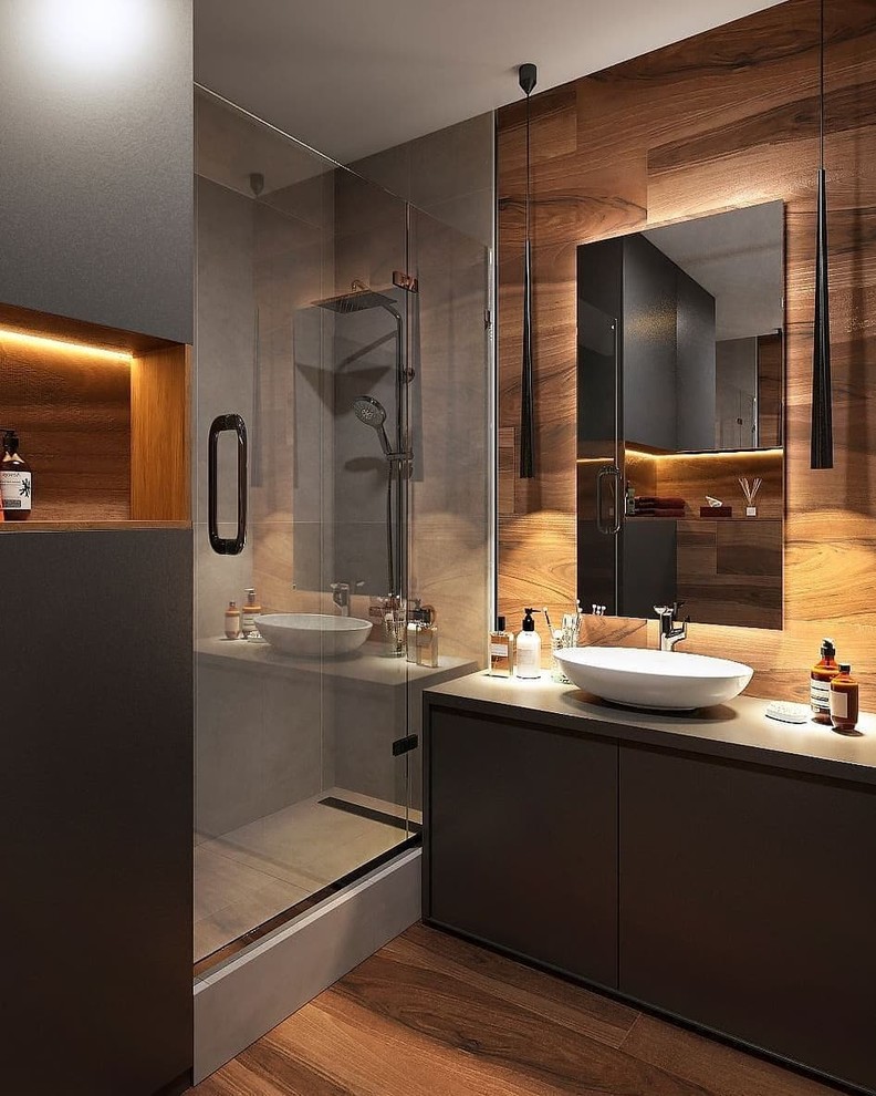 Стильный дизайн: ванная комната: освещение - последний тренд