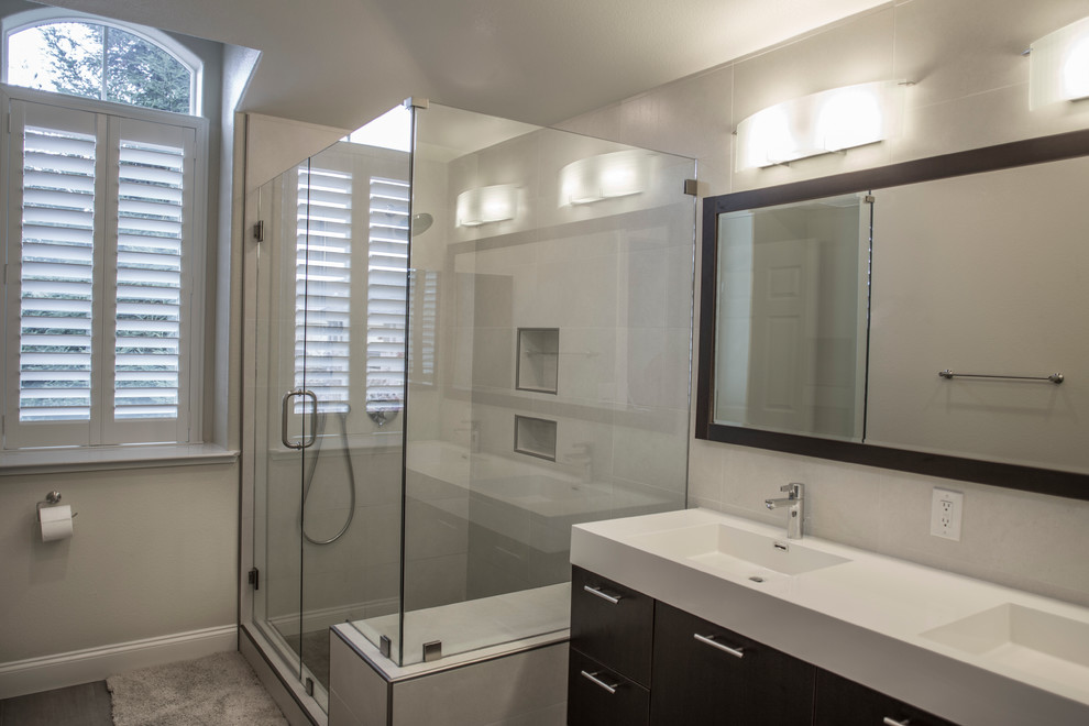 Modern Bay Area Bathroom Contemporary Bathroom Los Angeles by