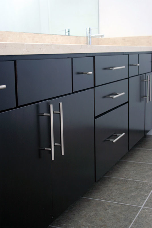 Modern Black Bathroom Transitional Bathroom Houston by Expressions Houzz