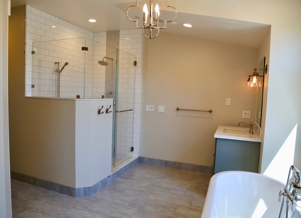 Modern Craftsman NewBuild Arts & Crafts Bathroom San Francisco