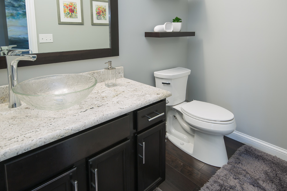 Modern Elegant Interior Styling in Kalamazoo Transitional Bathroom