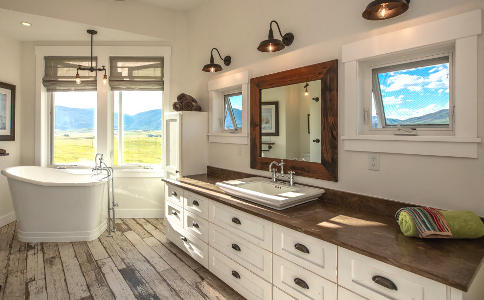 Modern Farmhouse - Campagne - Salle de Bain - Autres périmètres - par
