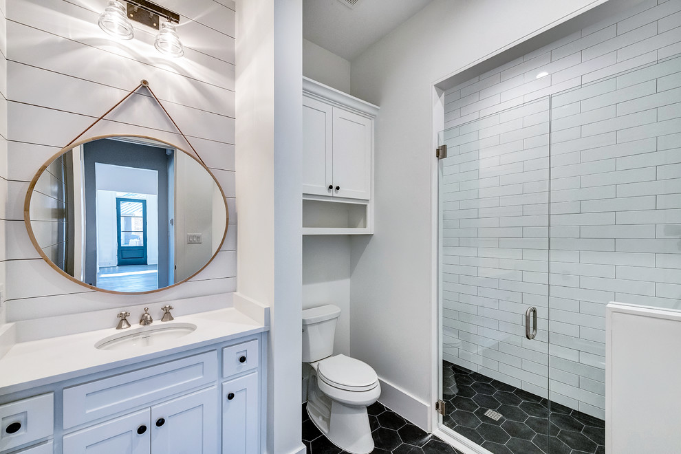 Modern Farmhouse- Guest House - Farmhouse - Bathroom - Dallas - by The ...