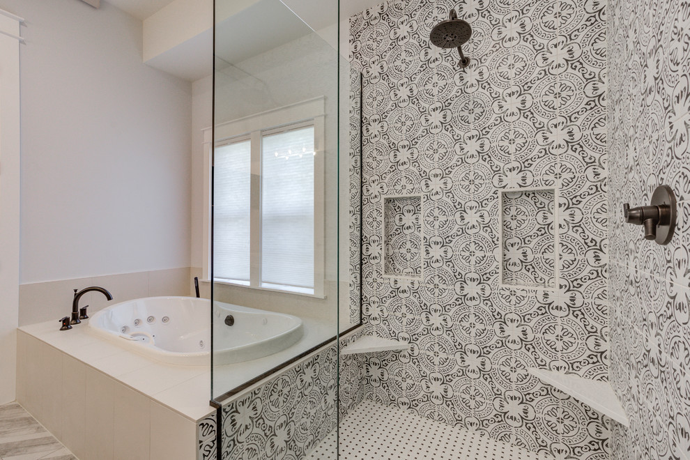 Modern Farmhouse Campagne Salle de Bain Seattle par Highline Construction Houzz