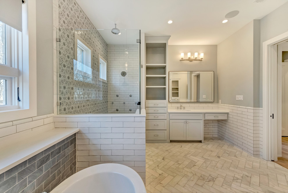 Modern Industrial Farmhouse - Modern - Bathroom - Dallas - by The ...