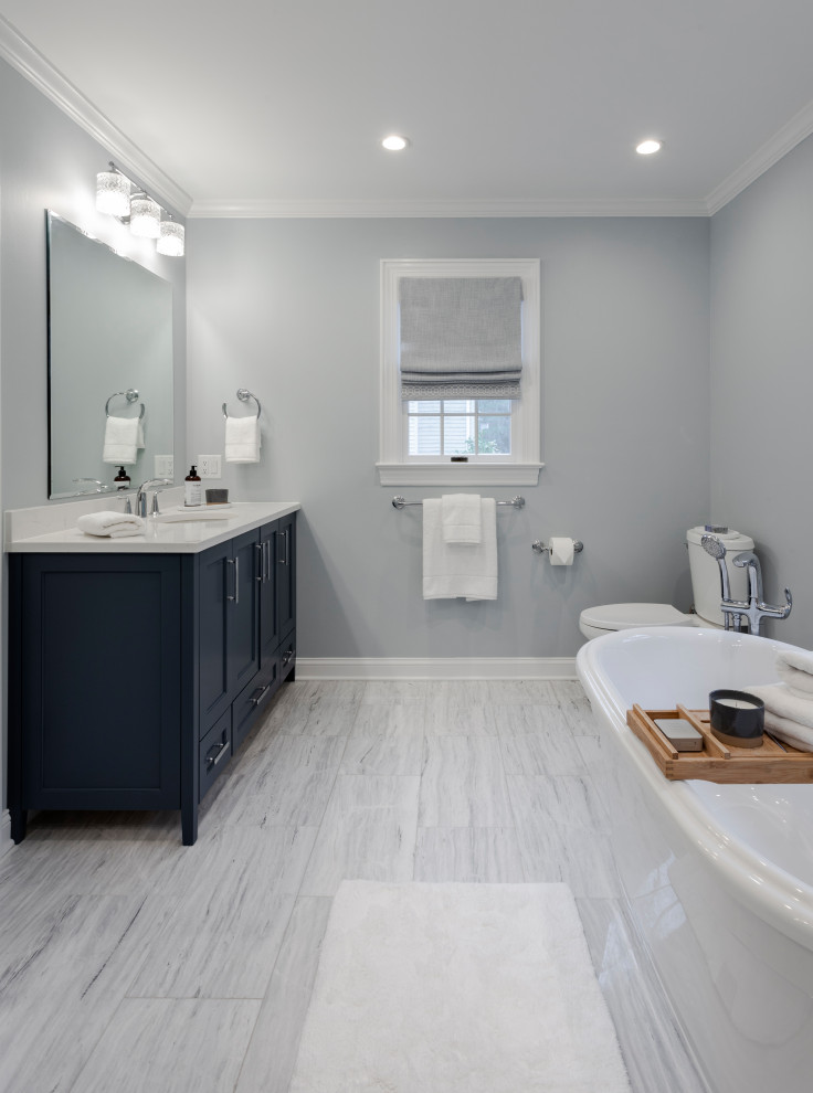 Modern Master Bath Renovation - Modern - Bathroom - New York - by ...