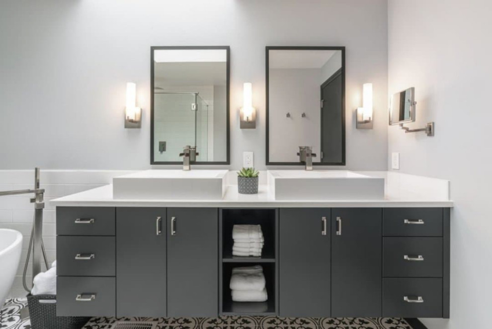 Modern Master Bathroom Remodel Modern Bathroom Seattle by Dream