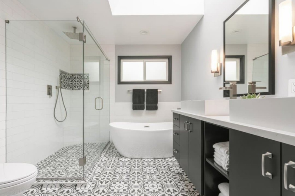 Modern Master Bathroom Remodel Modern Bathroom Seattle by Dream Home Construction Houzz